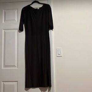 Gray Short Sleeve Dress